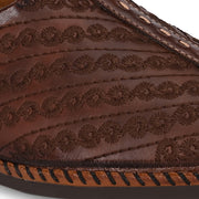 West Port Men Non Leather Ethnic Jutti (M-WW-05-BROWN)