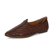 West Port Men Non Leather Ethnic Jutti (M-WW-05-BROWN)