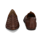 West Port Men Non Leather Ethnic Jutti (M-WW-05-BROWN)