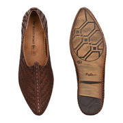 West Port Men Non Leather Ethnic Jutti (M-WW-05-BROWN)