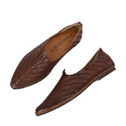 West Port Men Non Leather Ethnic Jutti (M-WW-05-BROWN)