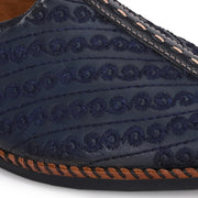 West Port Men Non Leather Ethnic Jutti (M-WW-05-NAVY)
