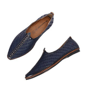 West Port Men Non Leather Ethnic Jutti (M-WW-05-NAVY)