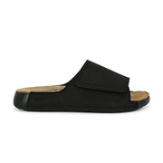 West Port Genuine Leather Adjustable Strap Slides (M-WW-06-BLACK)
