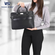 West Port Premium Business Laptop Bag (MBG-AI-15-BLACK)