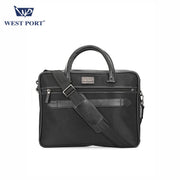 West Port Premium Business Laptop Bag (MBG-AI-15-BLACK)