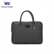West Port Unisex Office & Travel Compact Laptop Bag (MBG-AI-23-BLACK)