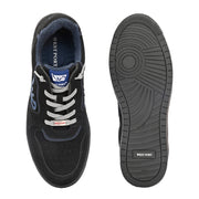 West Port Trendy Casual Sneakers (MIAMI-50-BLACK-BLUE)