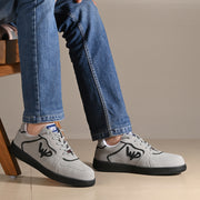 West Port Trendy Casual Sneakers (MIAMI-50-GREY-BLACK)
