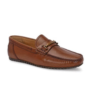 Men Premium Leather Loafers (Monarch-07-Tan)