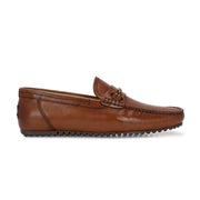 Men Premium Leather Loafers (Monarch-07-Tan)