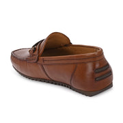 Men Premium Leather Loafers (Monarch-07-Tan)