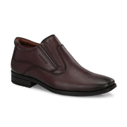 Men Premium Leather Ankle-Height Slip-On Formal Boot (Newtop-90-Brushoff)