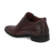 Men Premium Leather Ankle-Height Slip-On Formal Boot (Newtop-90-Brushoff)