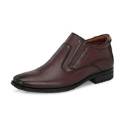 Men Premium Leather Ankle-Height Slip-On Formal Boot (Newtop-90-Brushoff)
