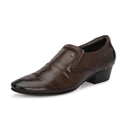 Men Premium Leather Brown Slip-On Formal Office Shoes (Nuform-11-Brown)
