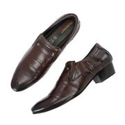 Men Premium Leather Brown Slip-On Formal Office Shoes (Nuform-11-Brown)