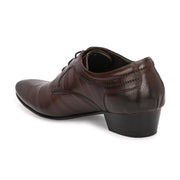 Men Premium Leather Brown Lace-Up Formal Office Shoes (Nuform-51-Brown)