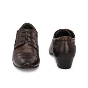Men Premium Leather Brown Lace-Up Formal Office Shoes (Nuform-51-Brown)