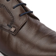 Men Premium Leather Brown Lace-Up Formal Office Shoes (Nuform-51-Brown)