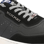 West Port Retro Street Casual Sneakers (RANGER-58-GREY-BLACK)