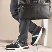 West Port Versatile Court Sneakers (RANGER-68-BLACK)