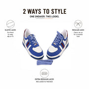 West Port Versatile Court Sneakers (RANGER-68-WHITE-BLUE)