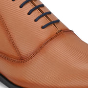 Men Premium Leather Teak Formal Oxford Shoes (Reform-52-Teak)