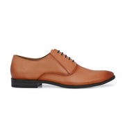 Men Premium Leather Teak Formal Oxford Shoes (Reform-52-Teak)