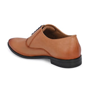 Men Premium Leather Teak Formal Oxford Shoes (Reform-52-Teak)
