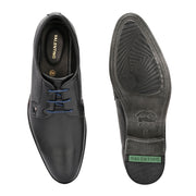 Men Premium Leather Black Lace-Up Formal Shoes (Regal-60-Black)