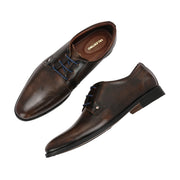 Men Premium Leather Pine Lace-Up Formal Shoes (Regal-60-Pine)