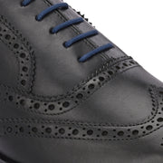 Men Premium Leather Formal Brogue Shoes - Black (Regal-70-Black)