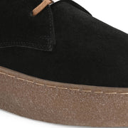 West Port Men Premium Suede Leather Casual Derby (Rocker-51-Black)