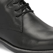 Men Premium Leather Black Chukka Boots (Royale-75-Black)