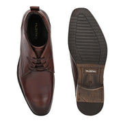 Men Premium Leather Brown Chukka Boots (Royale-75-Brown)