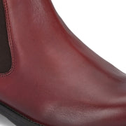 Men Premium Leather Ankle Chelsea Boot (Royale-80-Bordo)