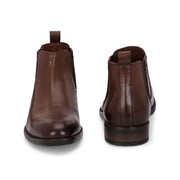 Men Premium Leather Ankle Chelsea Boot (Royale-80-Brown)