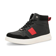 West Port High-Top Sneakers (SAILOR-75-BLACK)