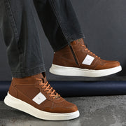 West Port High-Top Sneakers (SAILOR-75-TAN)