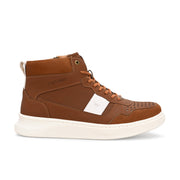 West Port High-Top Sneakers (SAILOR-75-TAN)