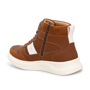 West Port High-Top Sneakers (SAILOR-75-TAN)