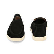 West Port Men Trendy Leather Loafers (Thrive-10-Black)