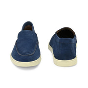 West Port Men Trendy Leather Loafers (Thrive-10-Blue)