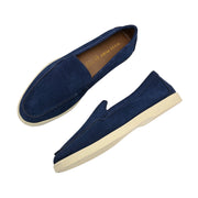 West Port Men Trendy Leather Loafers (Thrive-10-Blue)