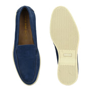 West Port Men Trendy Leather Loafers (Thrive-10-Blue)