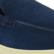 West Port Men Trendy Leather Loafers (Thrive-10-Blue)