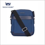 West Port Urban Messenger Crossbody Sling Bag – Smart & Handsfree (URBAN MESSENGER-NAVY)