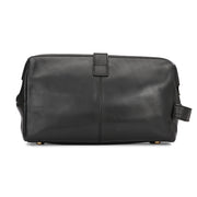 West Port Premium Leather Travel Toiletry Bag (UUT-AO-02-BLACK)