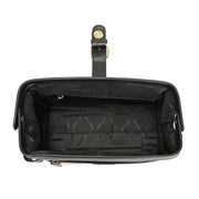 West Port Premium Leather Travel Toiletry Bag (UUT-AO-02-BLACK)